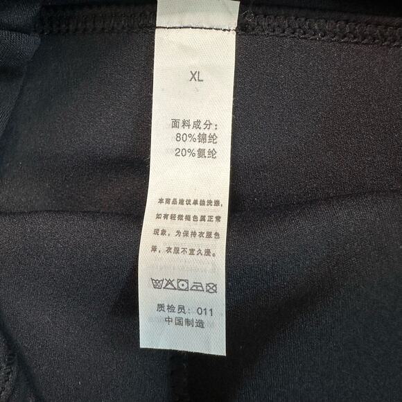 WMNS Black Sports Bra Size XL Crewneck Sleeveless Padded Activewear Gym Workout - Picture 5 of 6